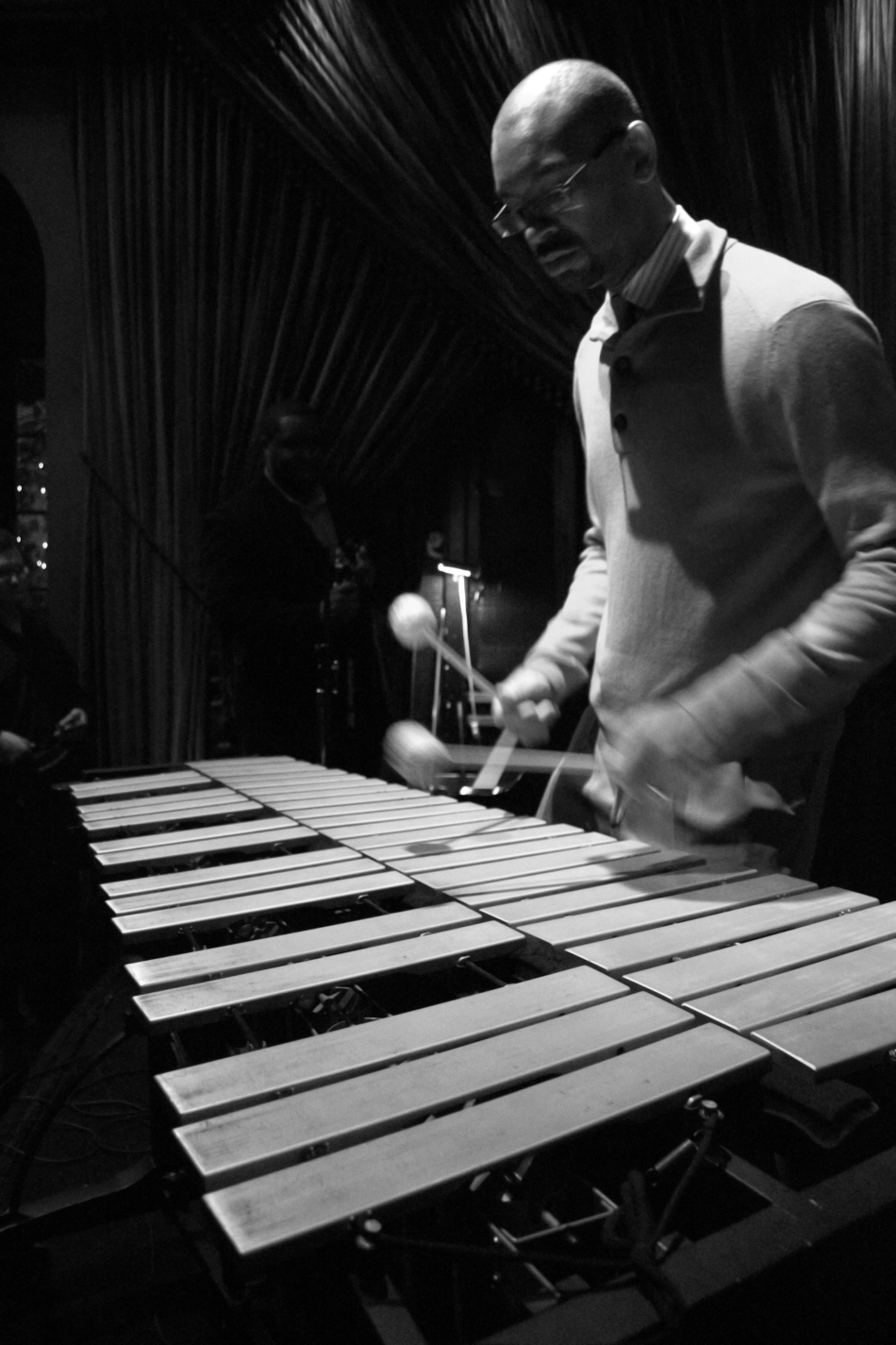 Jazz Vibraphonist Jason Marsalis plays at Irvin mayfield's Jazz Playhouse on March 9, 2013 for the release of his new album In A World of Mallets